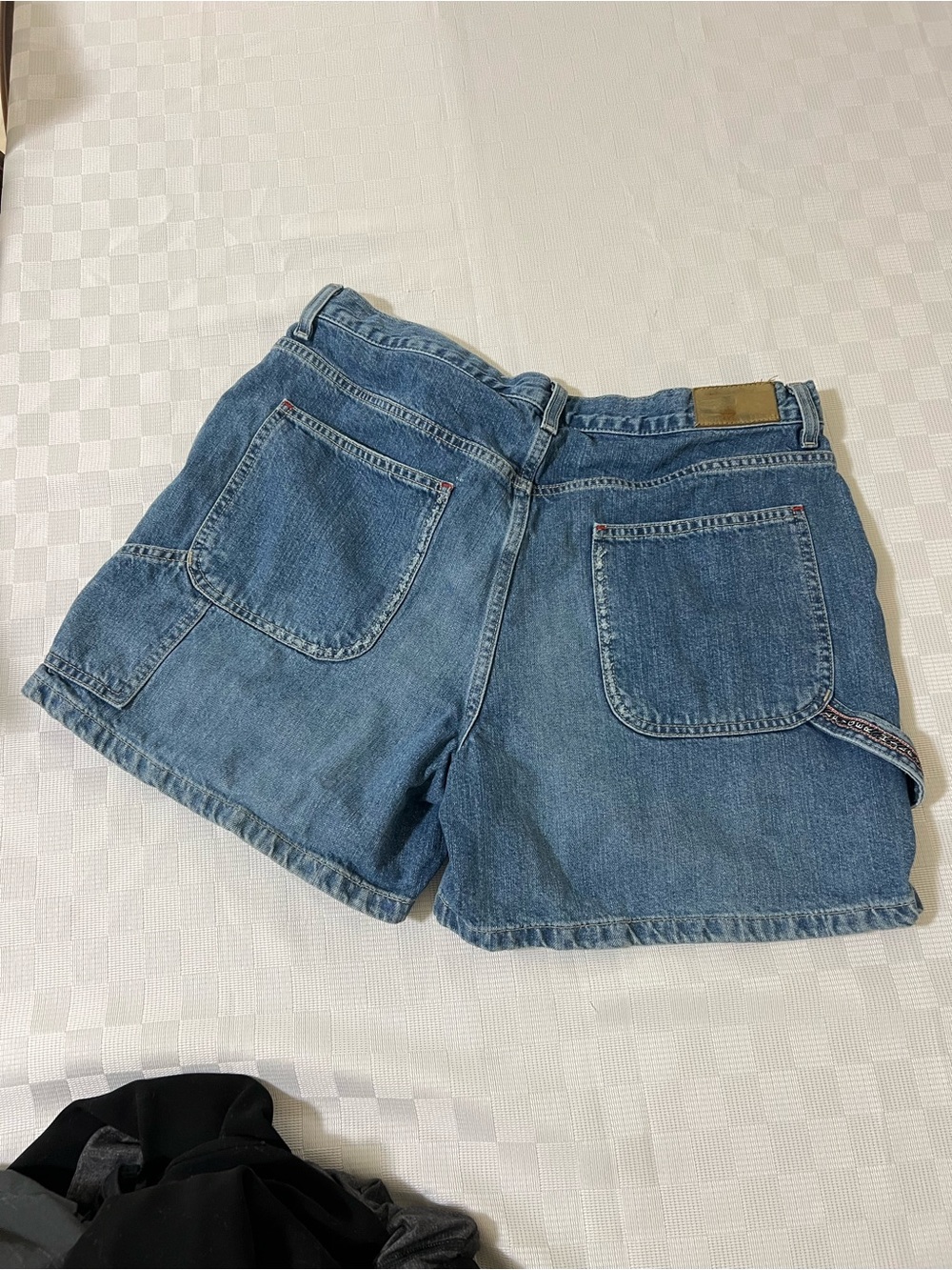 Tommy Hilfiger Light Blue Denim Jean Shorts - Picture 3 of 5